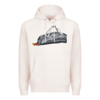 Pale Pink baseball bag fa element Premium Hoodie - FaDigitalArtStudio