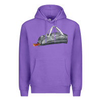 Purple baseball bag fa element Premium Hoodie - FaDigitalArtStudio