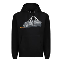 Black baseball bag fa element Premium Hoodie - FaDigitalArtStudio