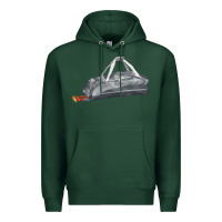 Sports Green baseball bag fa element Premium Hoodie - FaDigitalArtStudio