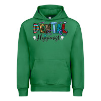 Emerald dental hygienist Urban Hoodie - CowhideDigitalArt