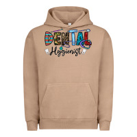 Pigment Burro dental hygienist Urban Hoodie - CowhideDigitalArt