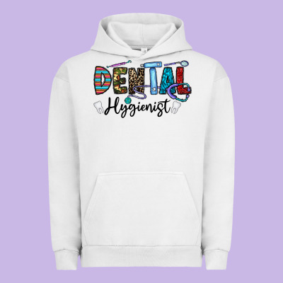 Dental Hygienist Urban Hoodie Designed By Cowhidedigitalart
