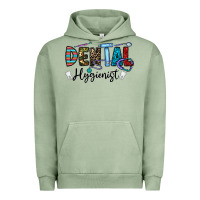 Pigment Oil Green dental hygienist Urban Hoodie - CowhideDigitalArt
