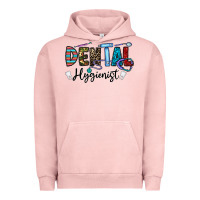 Pigment Salmon dental hygienist Urban Hoodie - CowhideDigitalArt