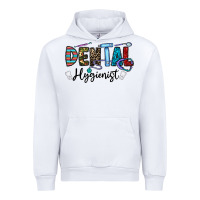 White dental hygienist Urban Hoodie - CowhideDigitalArt