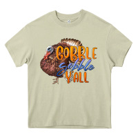 Mossy Fall Gobble Gobble Y'all Heavy Core Tee - LillyAllenDesigns