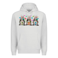 Dove Grey western bunny gnome Premium Hoodie - RacoonDesign