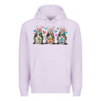 Lilac western bunny gnome Premium Hoodie - RacoonDesign
