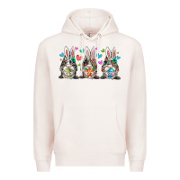 Pale Pink western bunny gnome Premium Hoodie - RacoonDesign