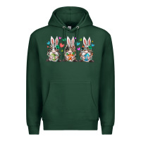Western Bunny Gnome Premium Hoodie | Teevron