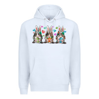 White western bunny gnome Premium Hoodie - RacoonDesign