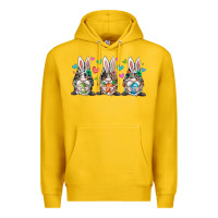 Lemon western bunny gnome Premium Hoodie - RacoonDesign