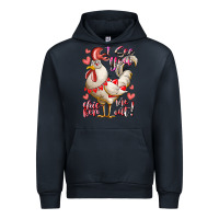 Navy i see you chicken me out Urban Hoodie - RacoonDesign