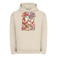 Pigment French Oak i see you chicken me out Urban Hoodie - RacoonDesign