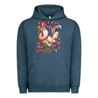 Pigment Midnight Navy i see you chicken me out Urban Hoodie - RacoonDesign