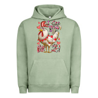 Pigment Oil Green i see you chicken me out Urban Hoodie - RacoonDesign