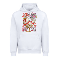 White i see you chicken me out Urban Hoodie - RacoonDesign