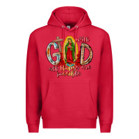 Cardinal With God All Things Are Possible Premium Hoodie - RacoonDesign