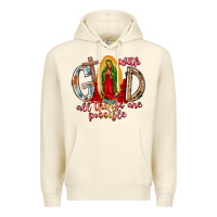 Sandshell With God All Things Are Possible Premium Hoodie - RacoonDesign