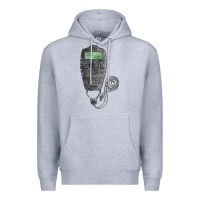 Heather Grey baseball counter and stopwatch fa element Premium Hoodie - FaDigitalArtStudio