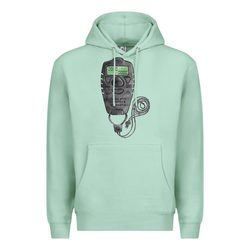 Baseball Counter And Stopwatch Fa Element Premium Hoodie by FaDigitalArtStudio | Teevron