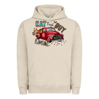 Pigment French Oak eat fresh buy local Urban Hoodie - CowhideDigitalArt