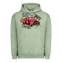 Pigment Oil Green eat fresh buy local Urban Hoodie - CowhideDigitalArt