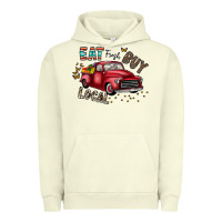 Pigment Pistachio eat fresh buy local Urban Hoodie - CowhideDigitalArt