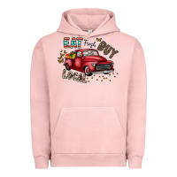 Pigment Salmon eat fresh buy local Urban Hoodie - CowhideDigitalArt