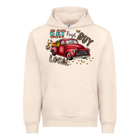Sandshell eat fresh buy local Urban Hoodie - CowhideDigitalArt