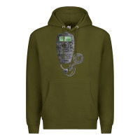 Army Green baseball counter and stopwatch fa element Premium Hoodie - FaDigitalArtStudio
