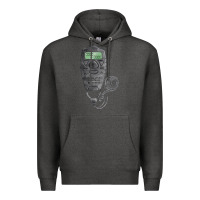 Charcoal Heather baseball counter and stopwatch fa element Premium Hoodie - FaDigitalArtStudio