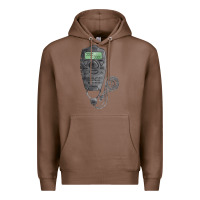 Chestnut baseball counter and stopwatch fa element Premium Hoodie - FaDigitalArtStudio