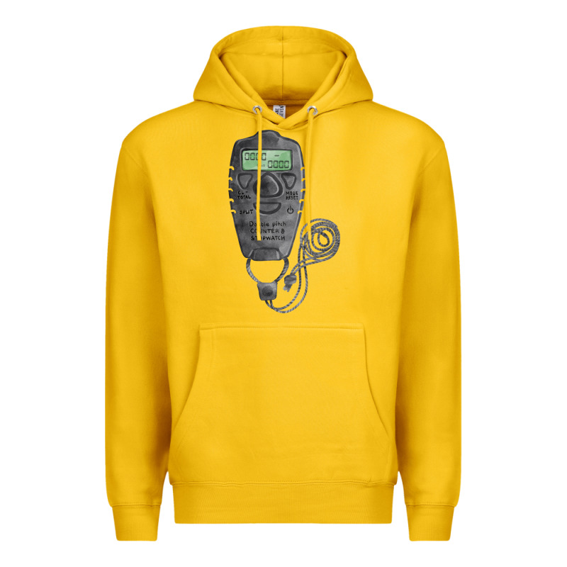 Baseball Counter And Stopwatch Fa Element Premium Hoodie by FaDigitalArtStudio | Teevron