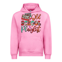 Fuchsia Pink old school playlist cassette Urban Hoodie - FaDigitalArtStudio