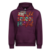 Mauve Wine old school playlist cassette Urban Hoodie - FaDigitalArtStudio