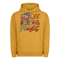 Pigment Peanut Butter old school playlist cassette Urban Hoodie - FaDigitalArtStudio