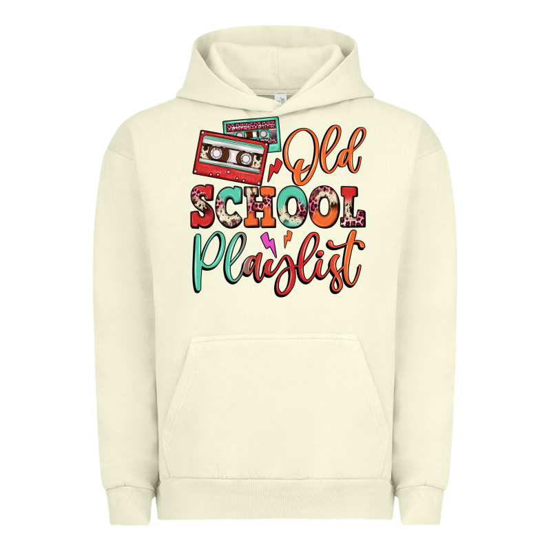 Old School Playlist Cassette Urban Hoodie by FaDigitalArtStudio | Teevron
