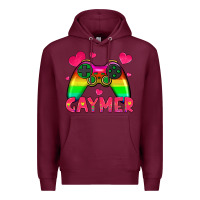 Burgundy gaymer Premium Hoodie - HRA Design Shop