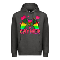 Charcoal Heather gaymer Premium Hoodie - HRA Design Shop
