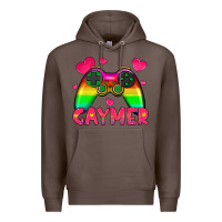 Coffee gaymer Premium Hoodie - HRA Design Shop