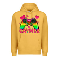 Mustard gaymer Premium Hoodie - HRA Design Shop