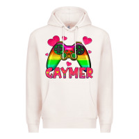 Pale Pink gaymer Premium Hoodie - HRA Design Shop