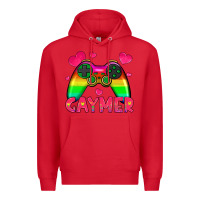 Red gaymer Premium Hoodie - HRA Design Shop