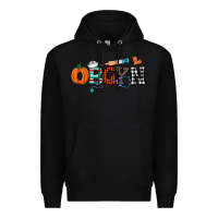 Black obgyn Premium Hoodie - CowhideDigitalArt