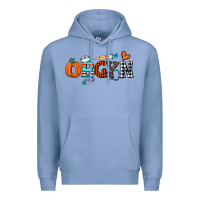 Colony Blue obgyn Premium Hoodie - CowhideDigitalArt