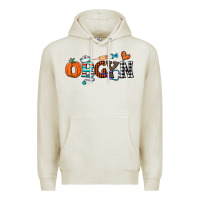 Oatmeal Heather obgyn Premium Hoodie - CowhideDigitalArt