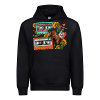 Black rodeo sunflower cactus cassette Urban Hoodie - FaDigitalArtStudio