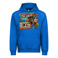 Cobalt rodeo sunflower cactus cassette Urban Hoodie - FaDigitalArtStudio